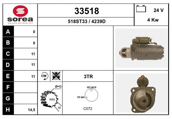 starter 33518 EAI