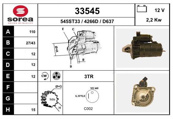 starter 33545 EAI