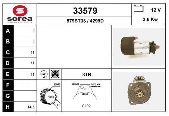 starter 33579 EAI