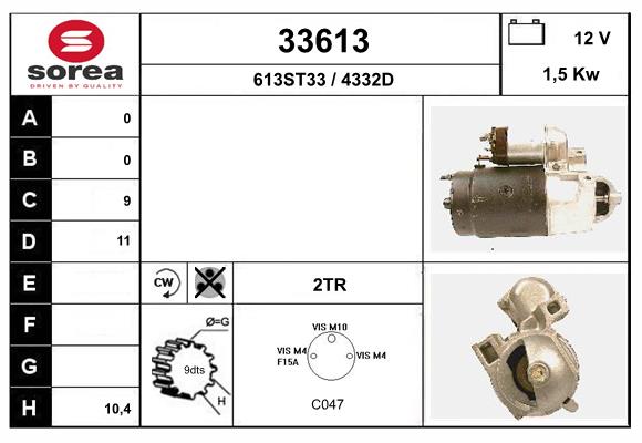starter 33613 EAI