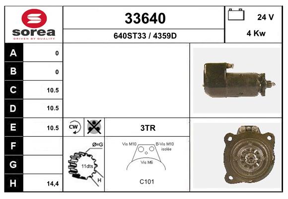 starter 33640 EAI