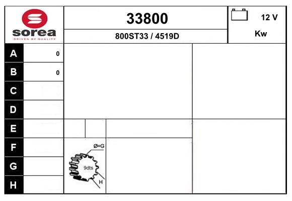 starter 33800 EAI