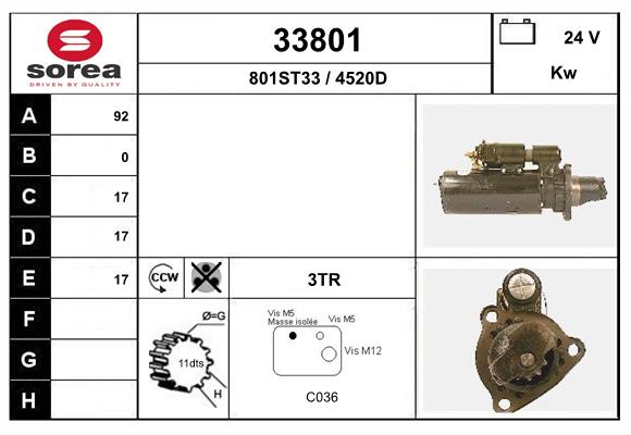 starter 33801 EAI
