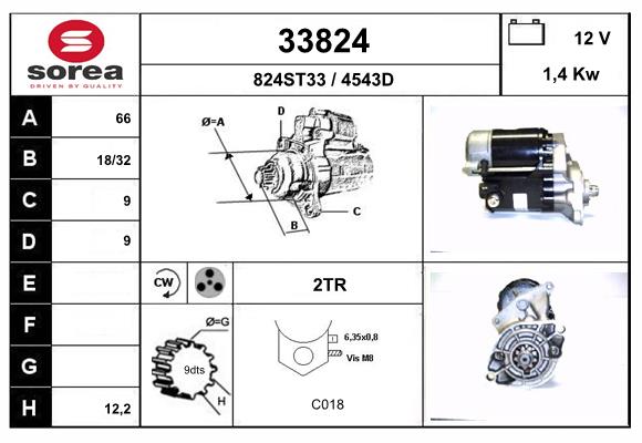 starter 33824 EAI