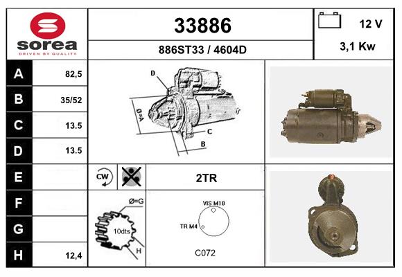 starter 33886 EAI