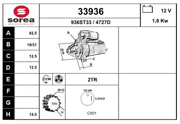 starter 33936 EAI