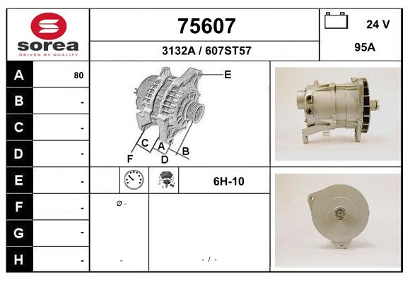 Generator / Alternator 75607 EAI