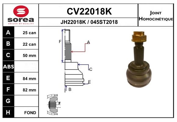 Set articulatie, planetara CV22018K EAI