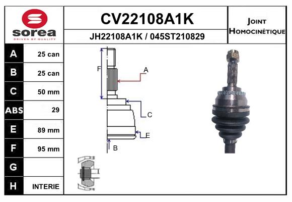 Set articulatie, planetara CV22108A1K EAI