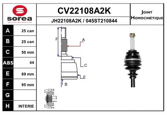 Set articulatie, planetara CV22108A2K EAI