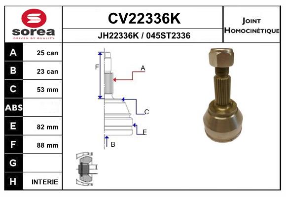 Set articulatie, planetara CV22336K EAI