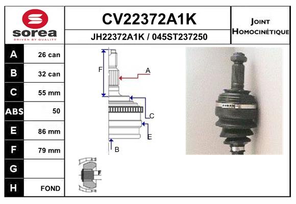Set articulatie, planetara CV22372A1K EAI