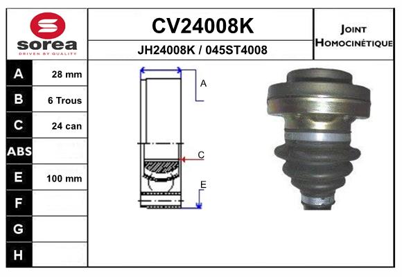 Set articulatie, planetara CV24008K EAI