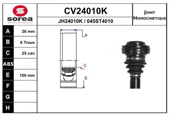 Set articulatie, planetara CV24010K EAI