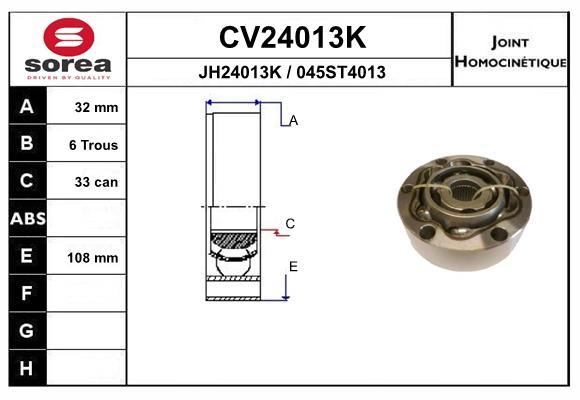 Set articulatie, planetara CV24013K EAI