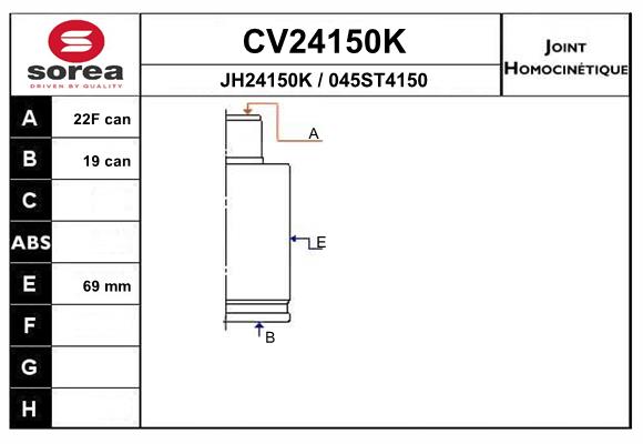 Set articulatie, planetara CV24150K EAI
