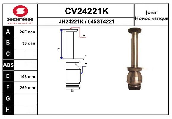 Set articulatie, planetara CV24221K EAI