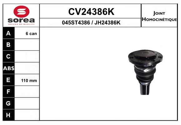 Set articulatie, planetara CV24386K EAI