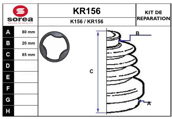 Ansamblu burduf, articulatie planetara KR156 EAI