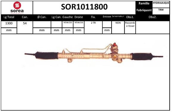 Caseta directie SOR1011800 EAI