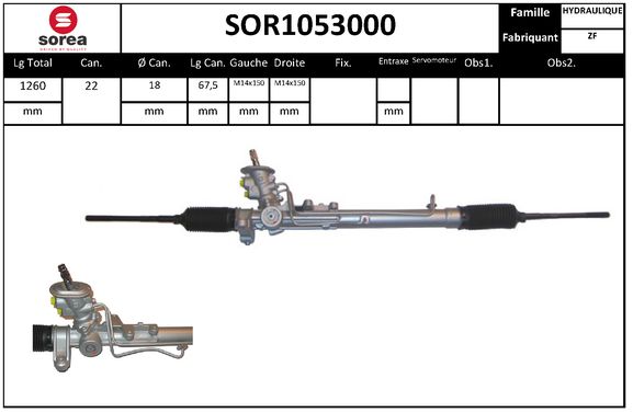 Caseta directie SOR1053000 EAI