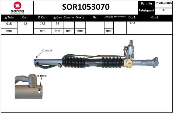 Caseta directie SOR1053070 EAI