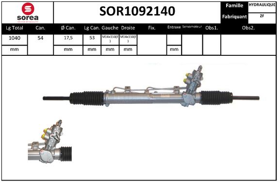 Caseta directie SOR1092140 EAI
