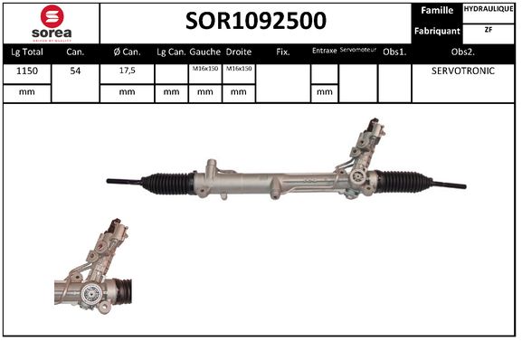 Caseta directie SOR1092500 EAI