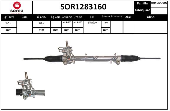 Caseta directie SOR1283160 EAI