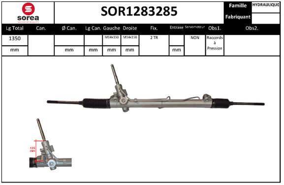 Caseta directie SOR1283285 EAI