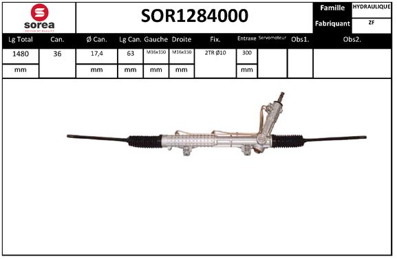 Caseta directie SOR1284000 EAI