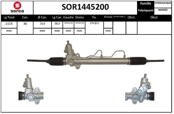 Caseta directie SOR1445200 EAI