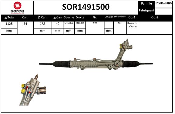 Caseta directie SOR1491500 EAI