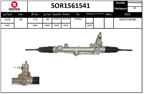 Caseta directie SOR1561541 EAI