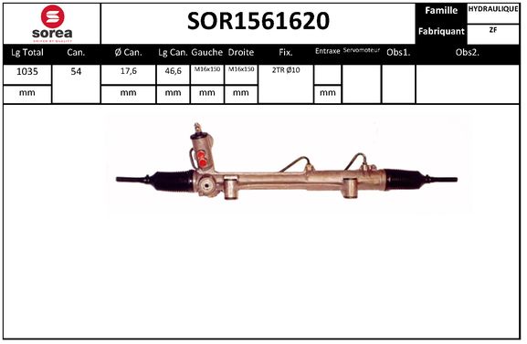 Caseta directie SOR1561620 EAI