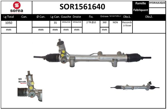 Caseta directie SOR1561640 EAI
