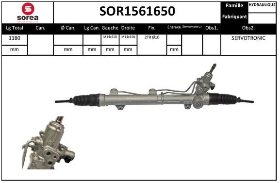 Caseta directie SOR1561650 EAI