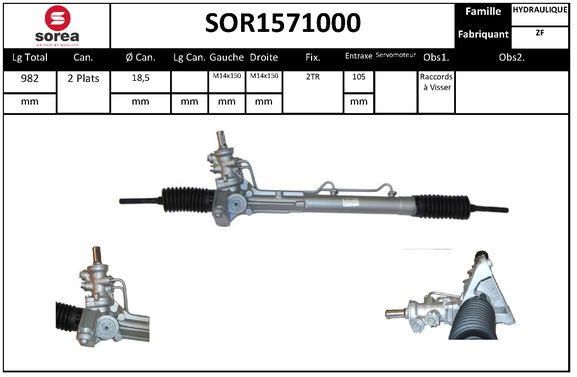 Caseta directie SOR1571000 EAI