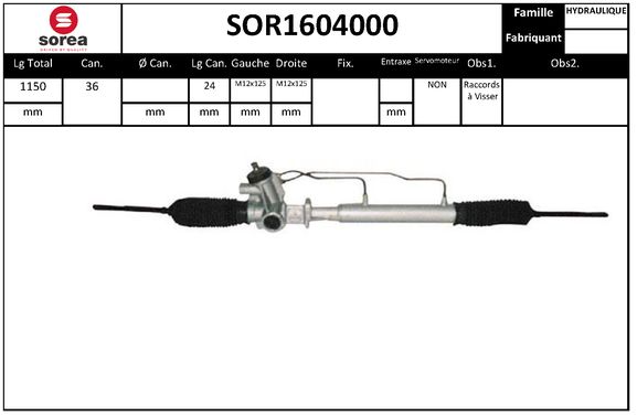 Caseta directie SOR1604000 EAI