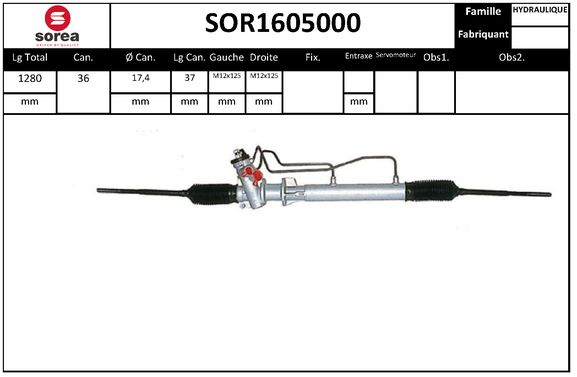 Caseta directie SOR1605000 EAI