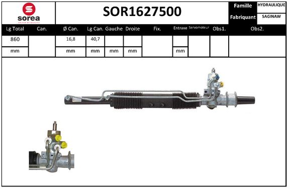 Caseta directie SOR1627500 EAI