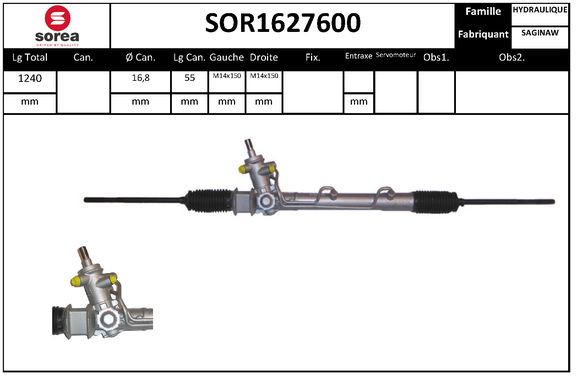 Caseta directie SOR1627600 EAI