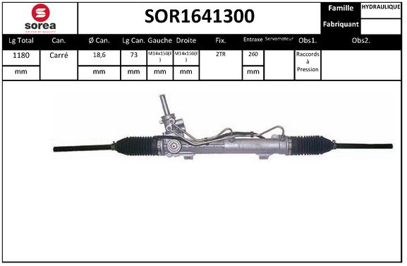 Caseta directie SOR1641300 EAI