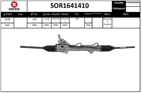 Caseta directie SOR1641410 EAI