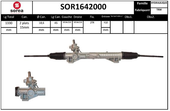 Caseta directie SOR1642000 EAI