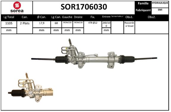 Caseta directie SOR1706030 EAI