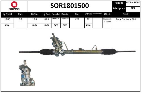 Caseta directie SOR1801500 EAI