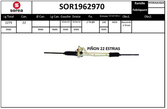 Caseta directie SOR1962970 EAI