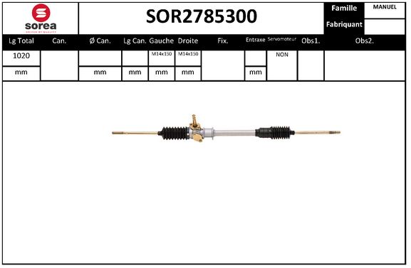 Caseta directie SOR2785300 EAI