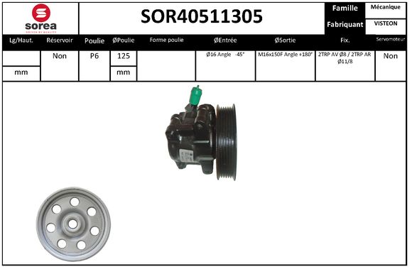 Pompa hidraulica, sistem de directie SOR40511305 EAI